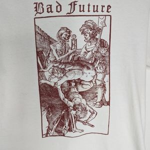 Unisex S  Bad Future Graphic Horror Tshirt